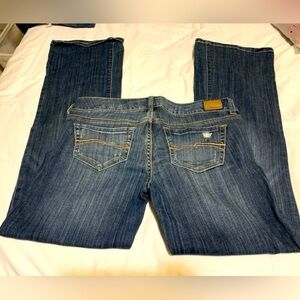 Forever 21 Distressed Bootcut Jeans, size 29.